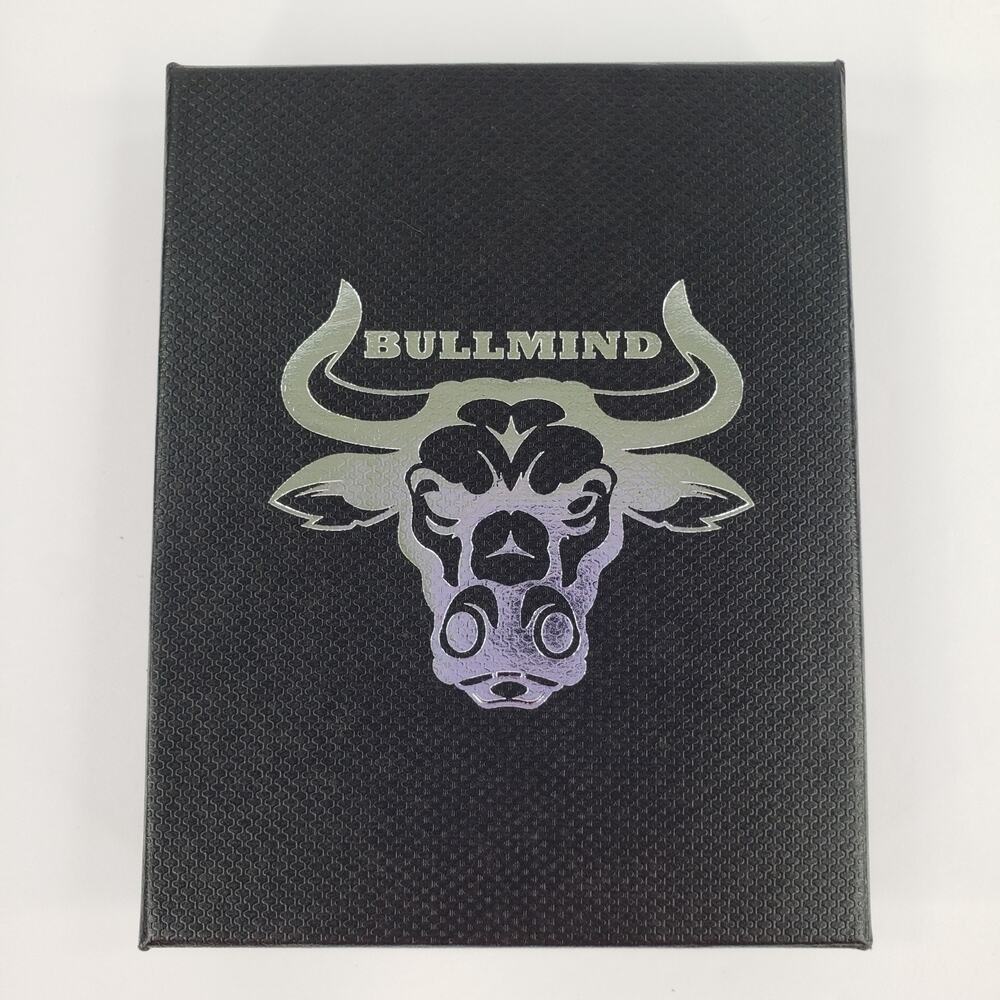 BULLMIND Black Bifold Wallet Bull Slim Thin Minimalist with Money Clip Gift Box - Picture 8 of 8